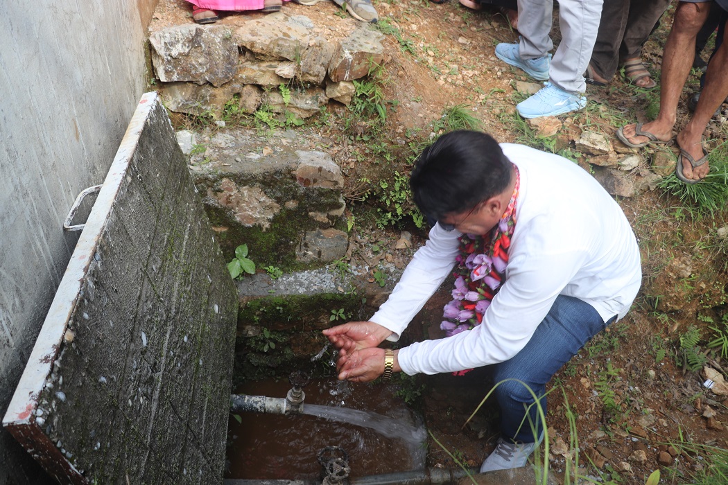 खानेपानी योजनाले ल्यायो गाउँमा खुसियाली
